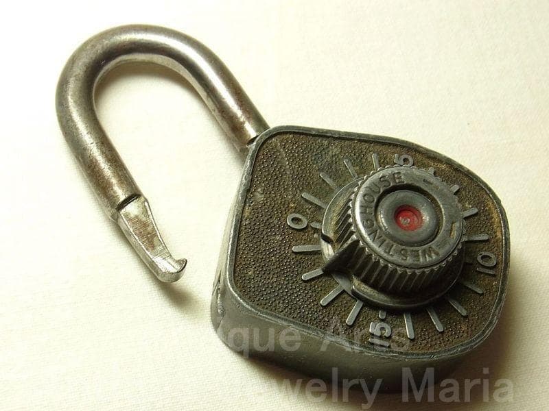 《p1057》1930年　WESTINGHOUSE・GOUGLERダイヤル南京錠