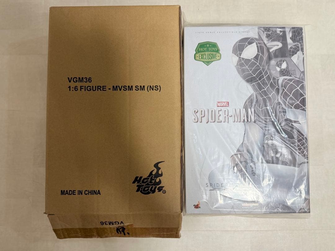 週末限定値下げ新品ホットトイズ1/6スケール スパイダーマン ネガティブスーツ版