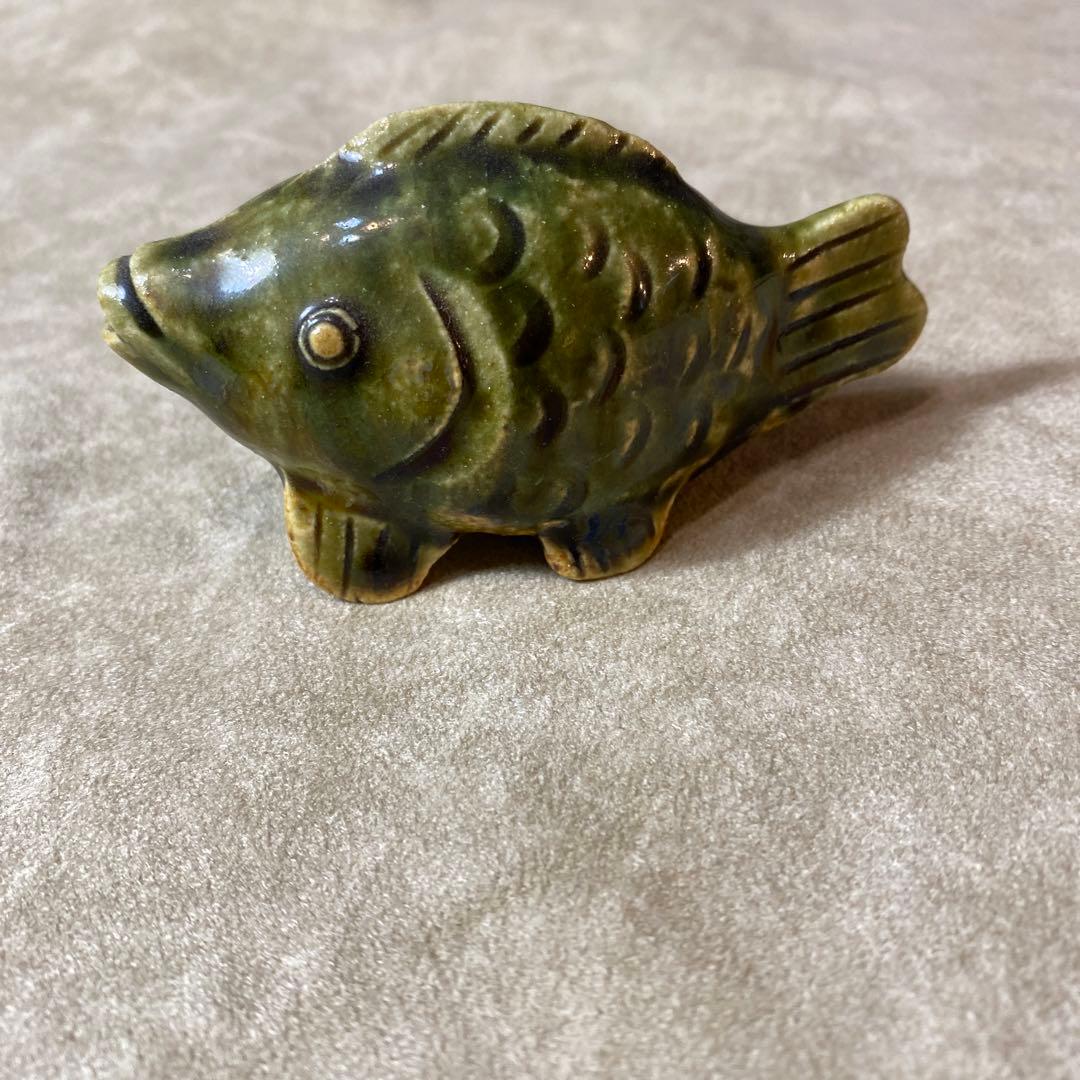 書道水差し、織部水滴