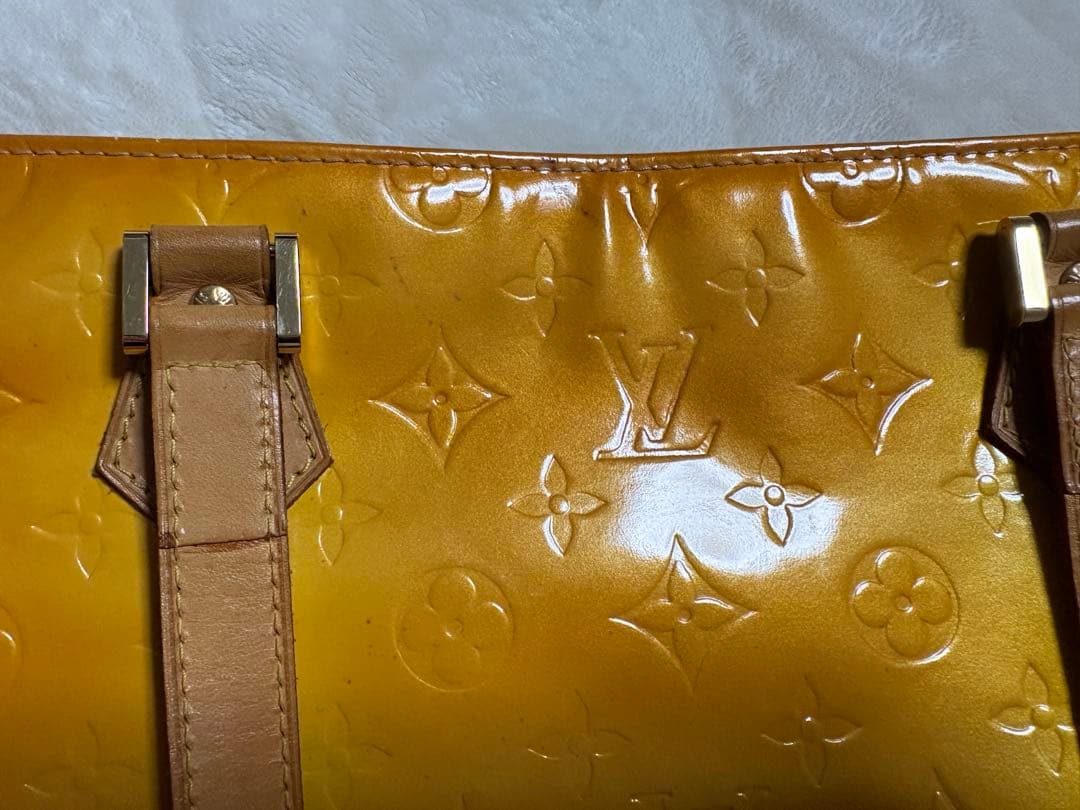 ルイヴィトン　ハンドバッグ　イエロー