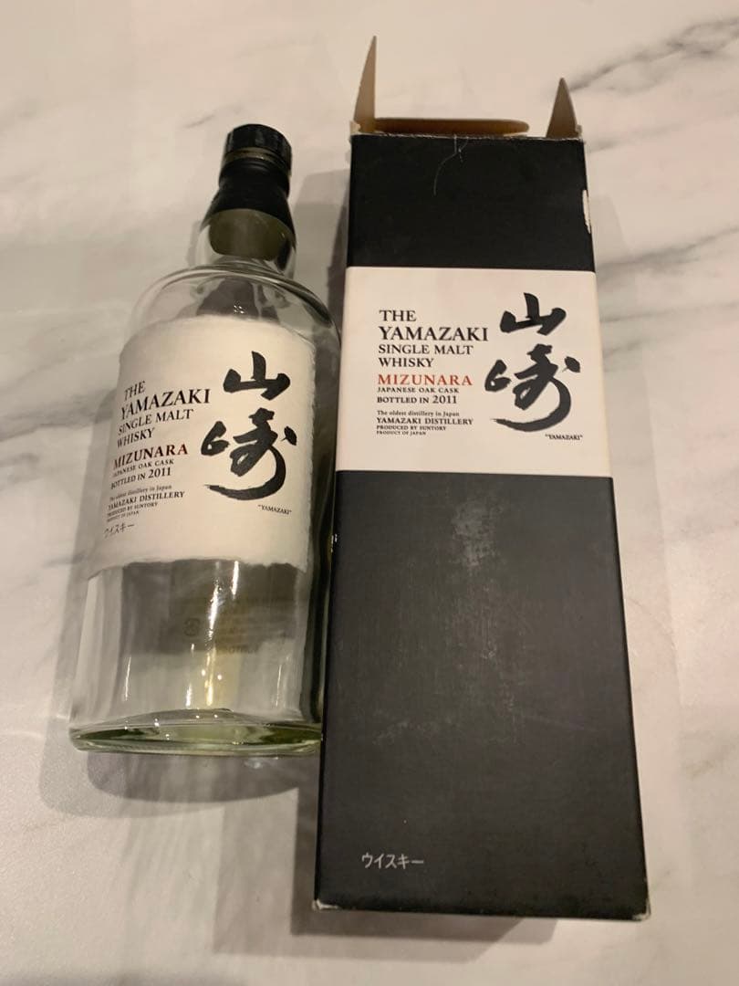 <希少> 山崎 ミズナラオークカスク 2011年　空瓶　箱付き