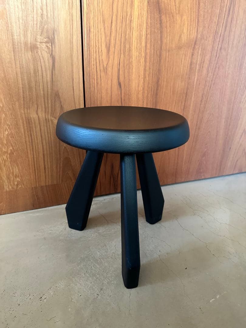 シャルロット・ペリアン　メリベルスツール　ブラック　カッシーナ社製