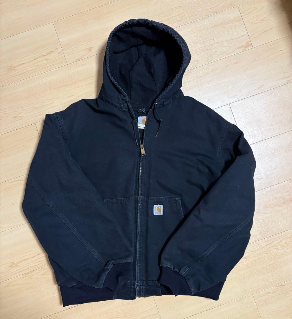 Carhartt／00s アクティブジャケット BLACK XLサイズ
