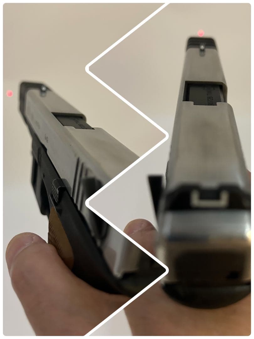 【8月6日まで価格】MGCグロック18サイドラー風カスタム(ガスブローバック)