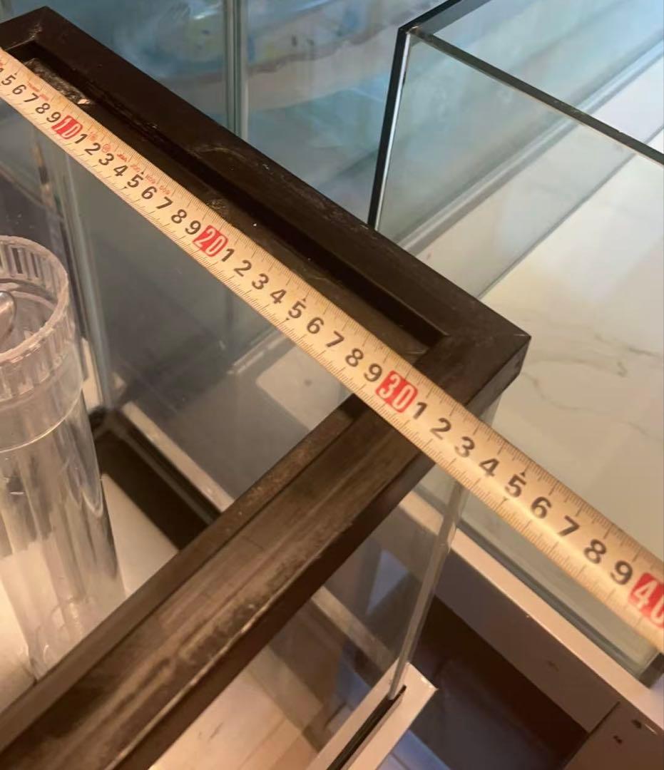 値下げしました‼️⇒ 120-32-40 オーバーフローガラス水槽 と台のセット