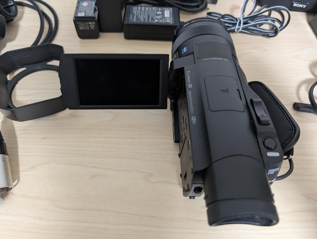 SONY FDR-AX100 ビデオカメラ + XLR-K2M + ほか
