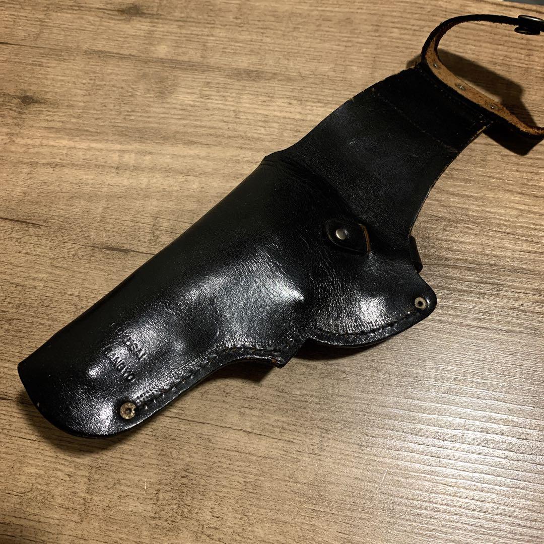 1980年代　国際産業　コクサイ　本革　ハンドガン用　レザーホルスター