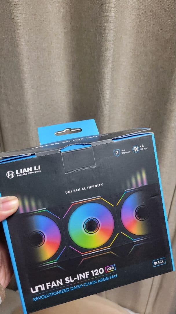Lian Li UNI FAN SL-INF 120 ブラック　3個