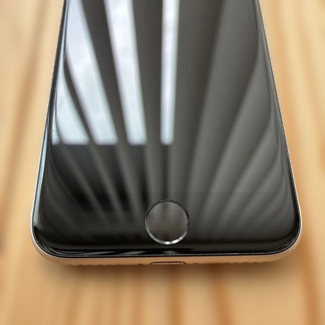【美品】純正バッテリー iPhone SE3 ホワイト128 GB 本体