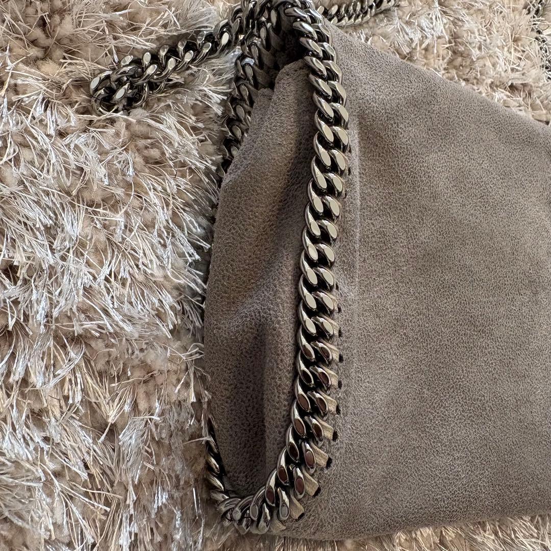 ステラマッカートニー ファラベラ チェーンショルダーバッグ グレー