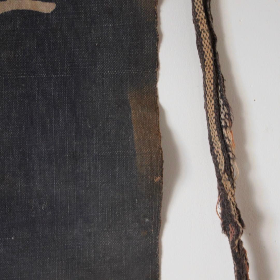 古い カメヤマローソク 前掛け 古道具 アンティーク 古布 亀山ローソク