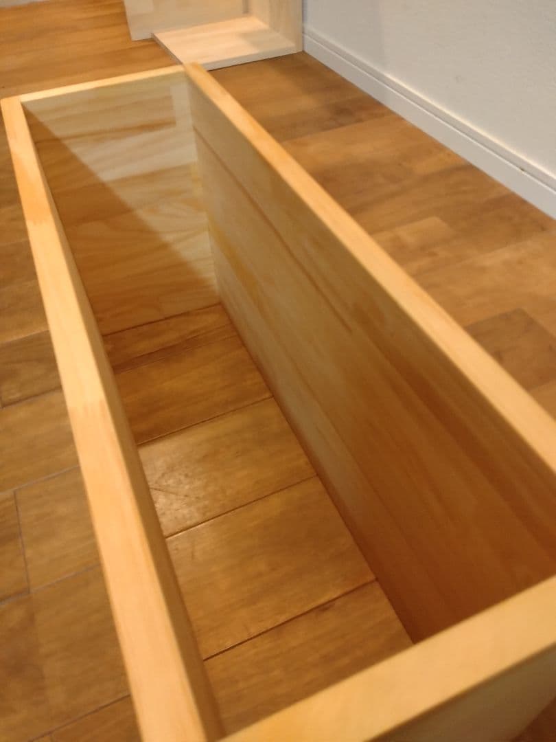 木製　ハンドメイド　オーダー　日の字　シェルフ　棚　水槽台　テレビ台アクアラック