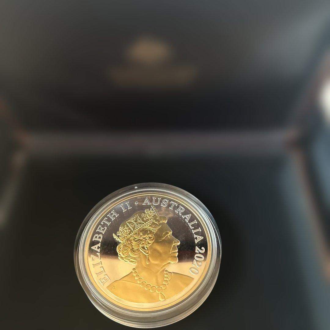 マニア必見　限定1000枚　カンガルーの群れ銀貨　5オンス