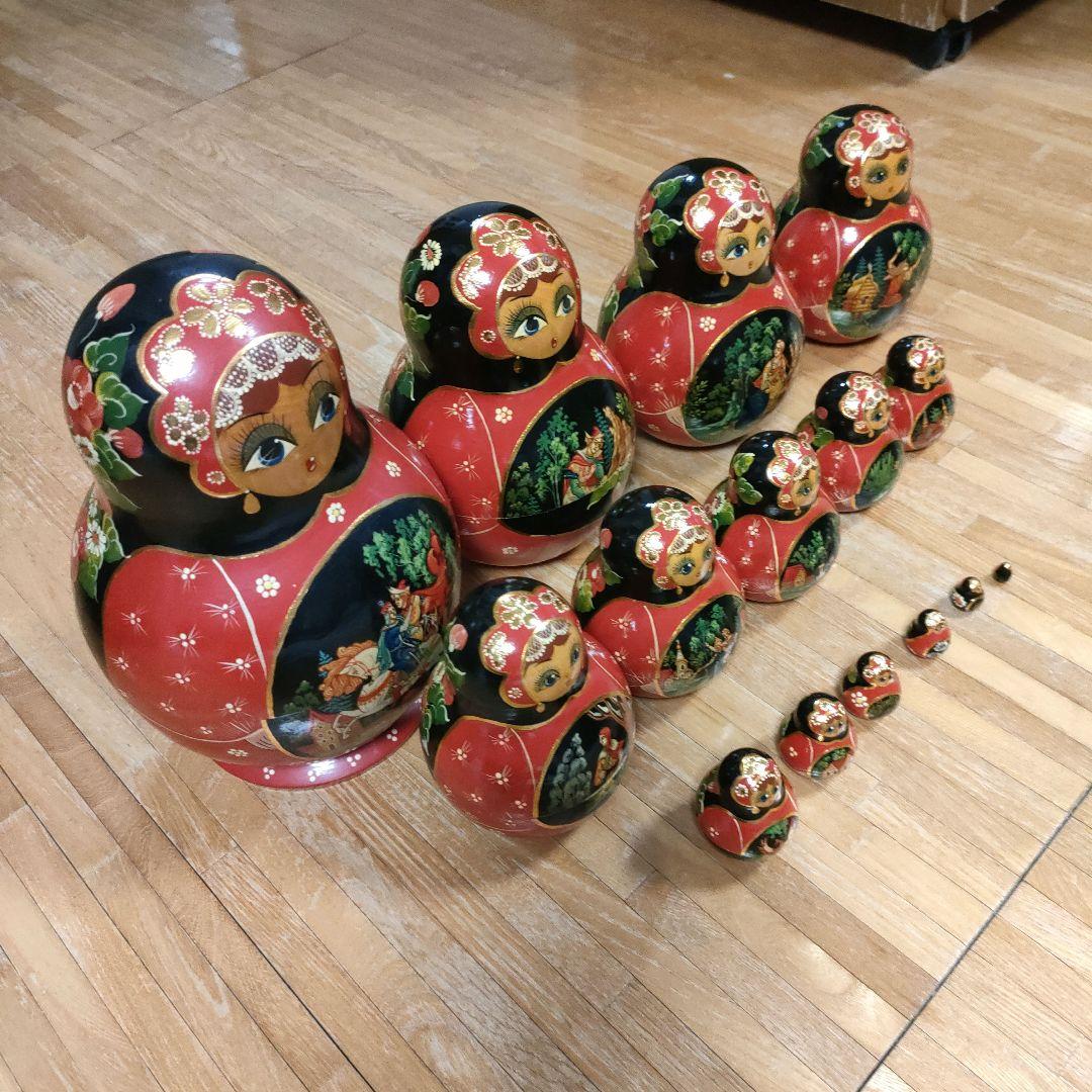 【お値下げ】マトリョーシカ 15個セット 手描き