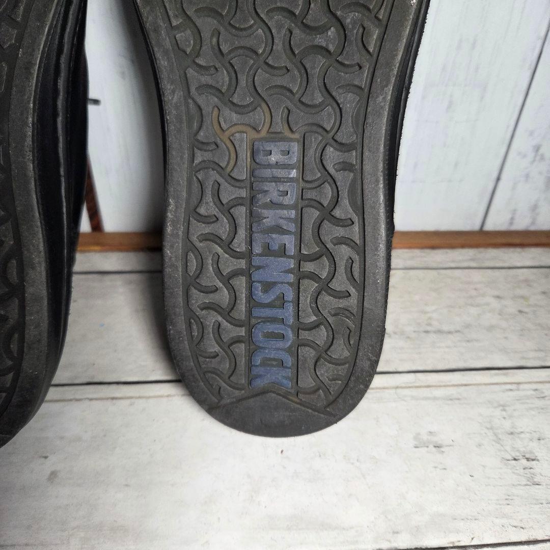 【良品】ビルケンシュトック パサデナ 43 チロリアン レザーシューズ ブラック