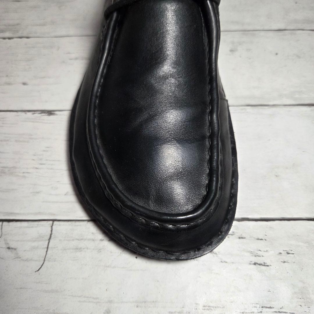 【良品】ビルケンシュトック パサデナ 43 チロリアン レザーシューズ ブラック