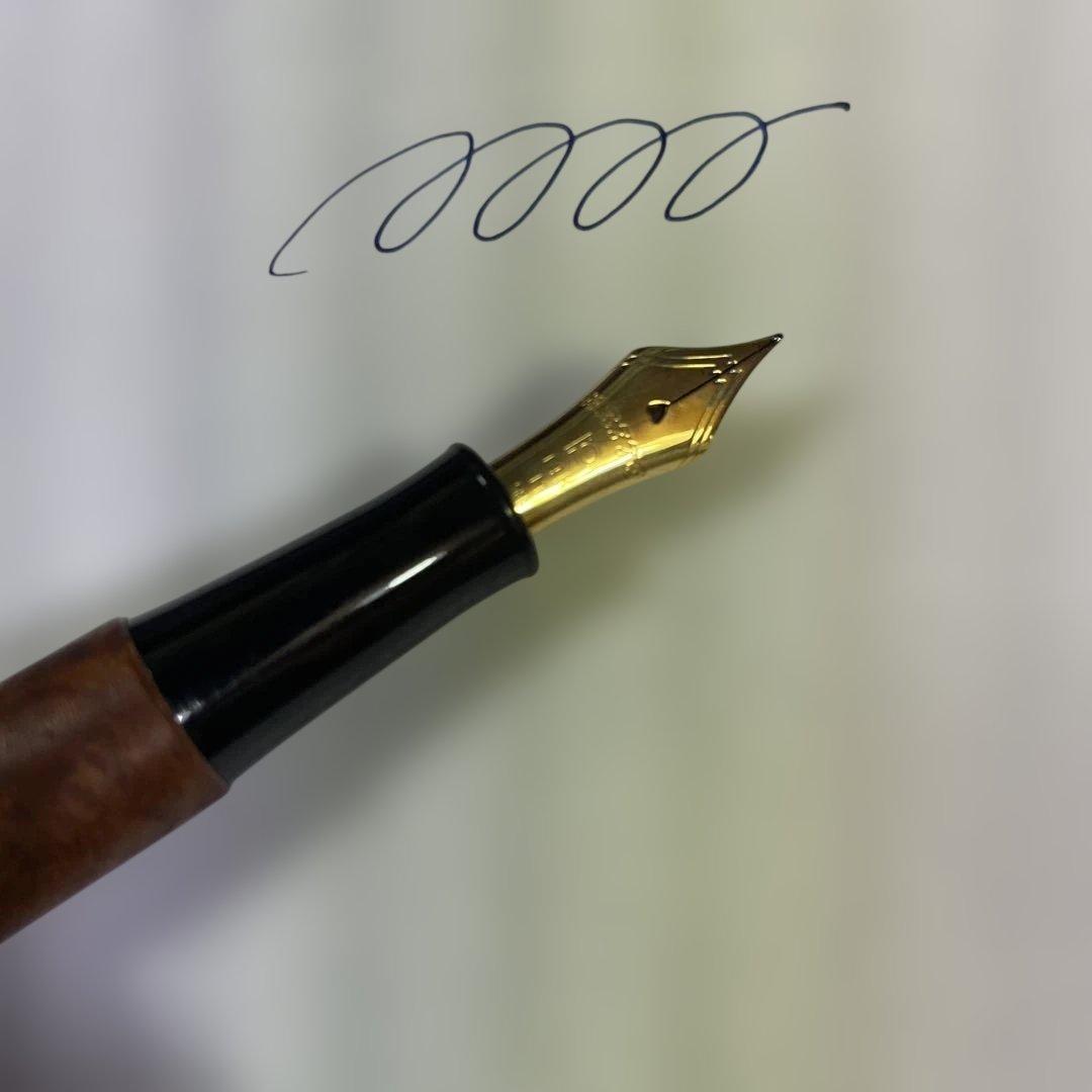 PLATINUM ブライヤー万年筆 インク付き