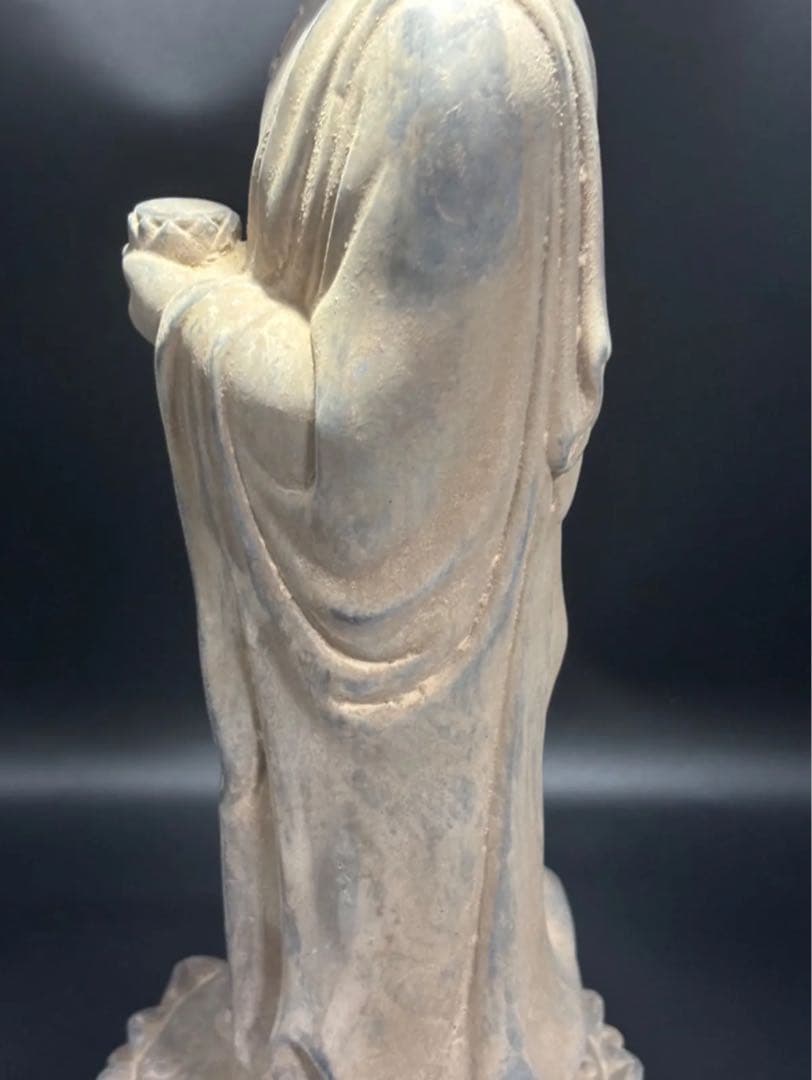 仏教　石仏 如来 細工彫刻 釈迦 縁起物 お釈迦様 釈迦如来 石彫仏像