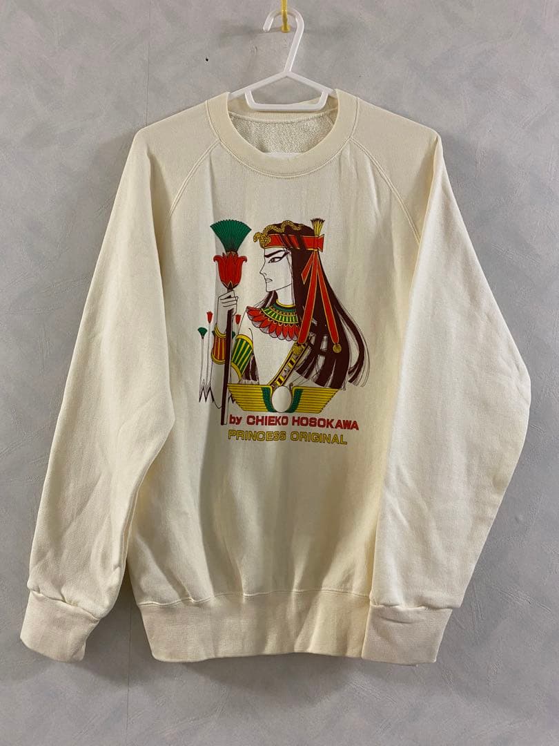 未使用品 王家の紋章 トレーナー 細川智栄子 ヴィンテージ 70s 当時物 希少