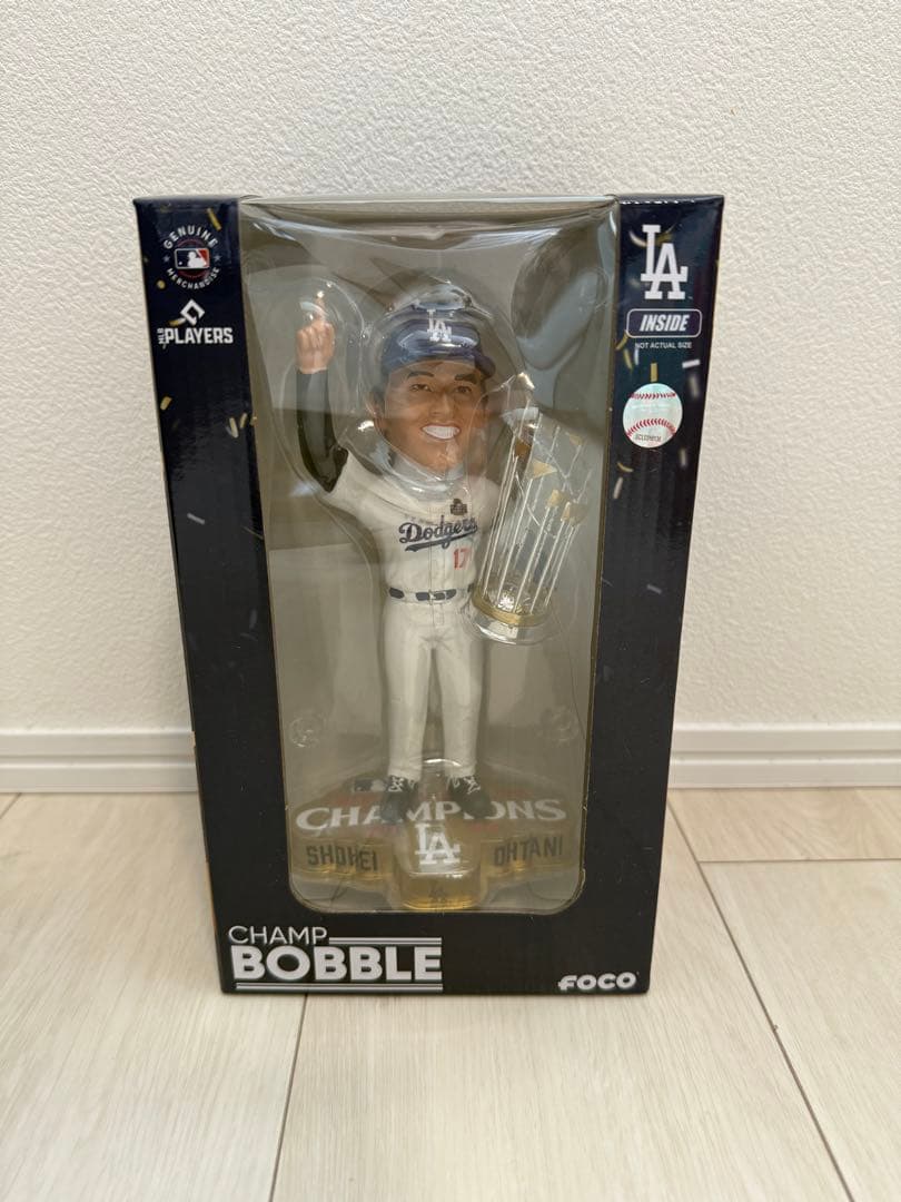 応援値下げ！【新品未開封】大谷翔平2024 WSチャンピオン８インチボブルヘッド