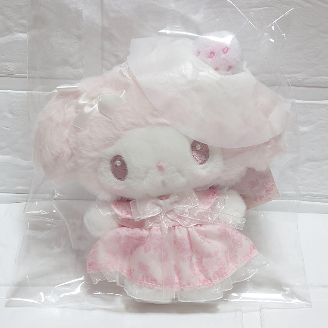 マイメロ　白いちごのティータイム　マスコット&ケース入りリング