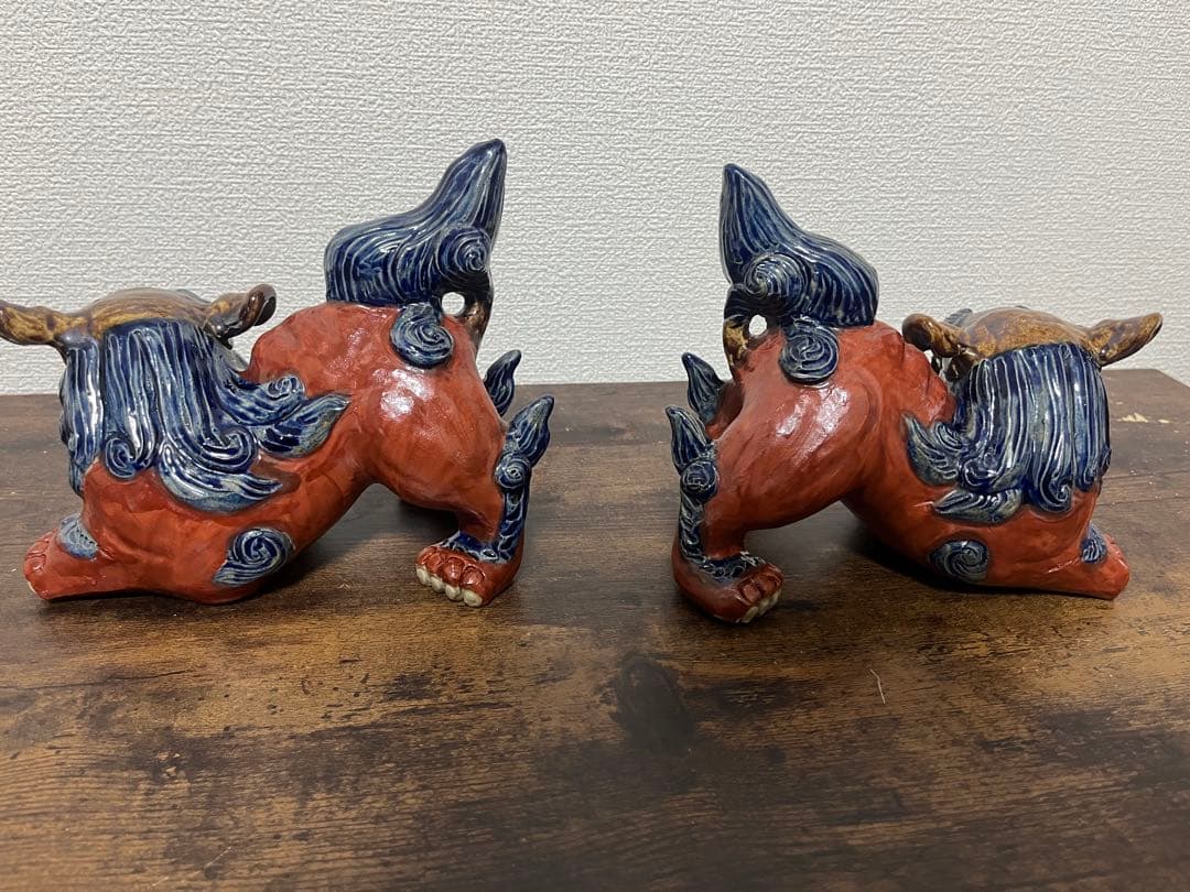 沖縄　育陶園　シーサ対