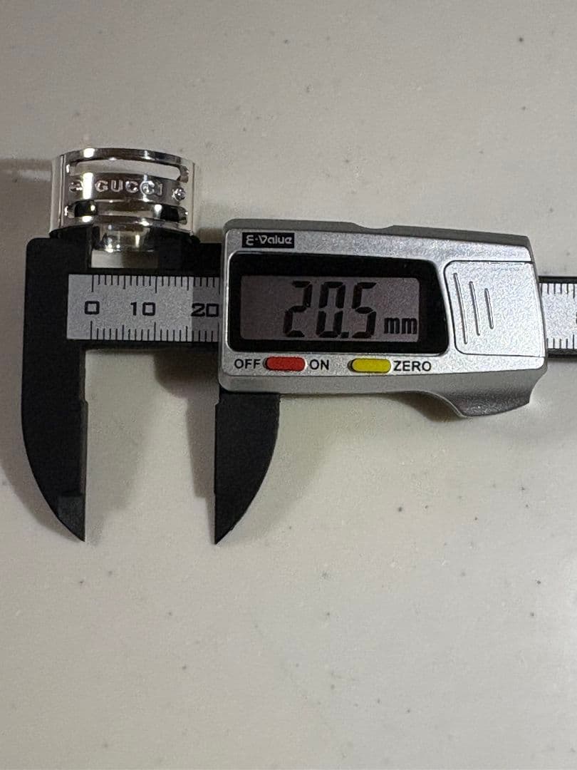 GUCCI グッチ ロゴヴィス リング 【刻印サイズ:23号 】