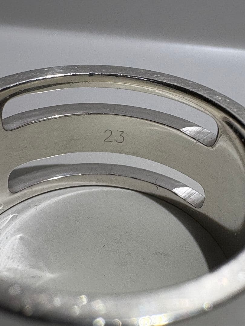 GUCCI グッチ ロゴヴィス リング 【刻印サイズ:23号 】