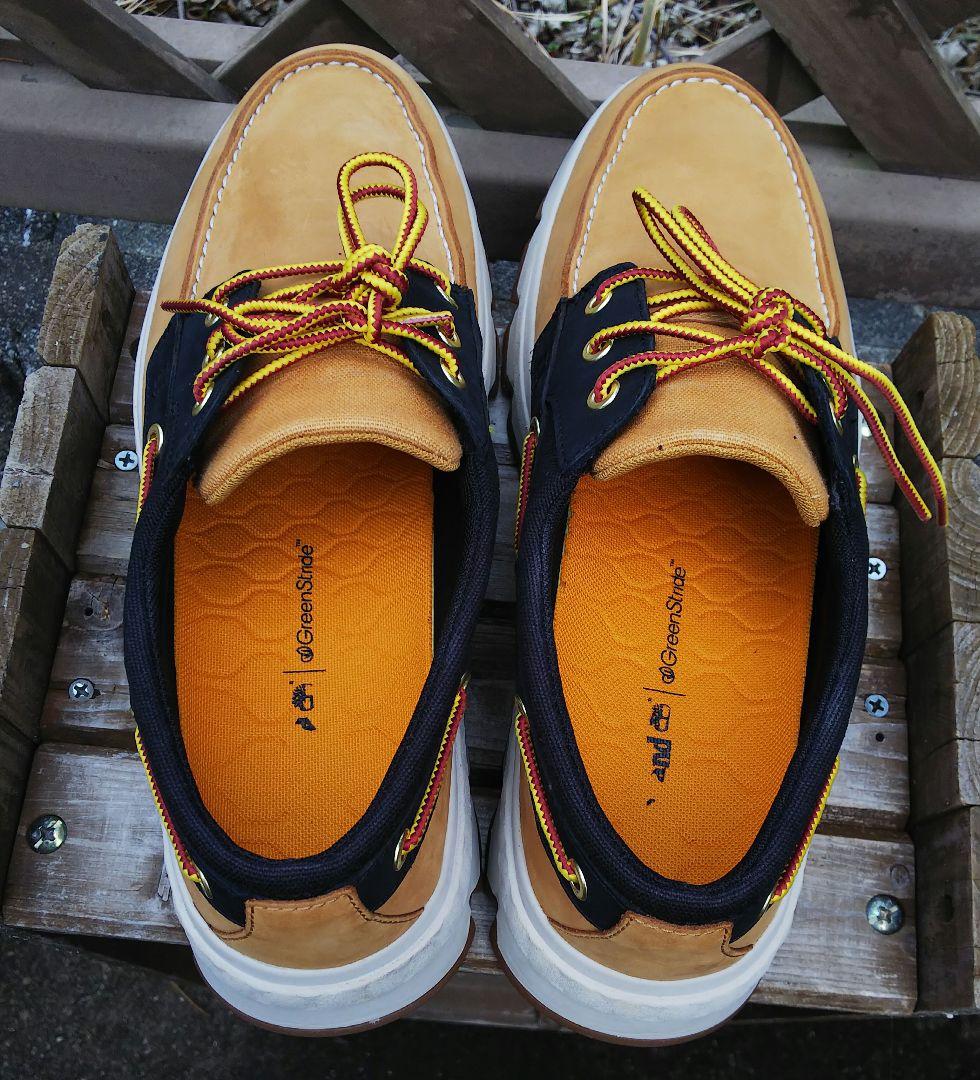 TimberlandティンバーランドウィートヌバックデッキシューズUS-9.5W