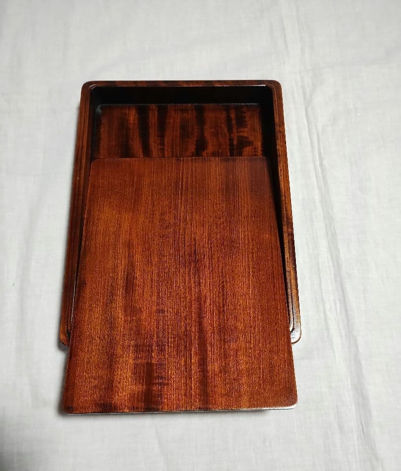 烏城彫　書籍箱（桐文箱）古瓦 文箱 硯箱(備前蝶・鳳凰・関)