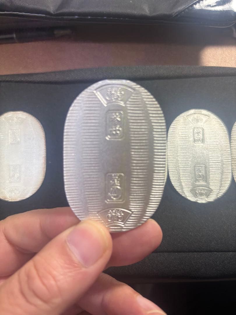\"銀\"年初来高値更新中↗︎佐川急便 純銀 小判 誕生日おめでとう 101.29g