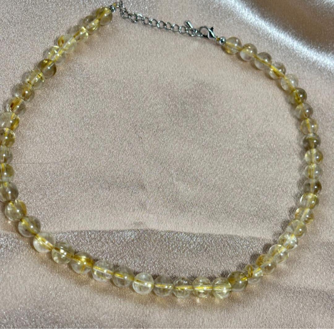 【前田】リザード　ルチル　ネックレス