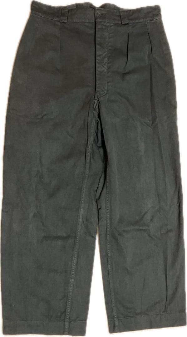 50s フランス軍　M-52 2タックチノ　後染めブラック