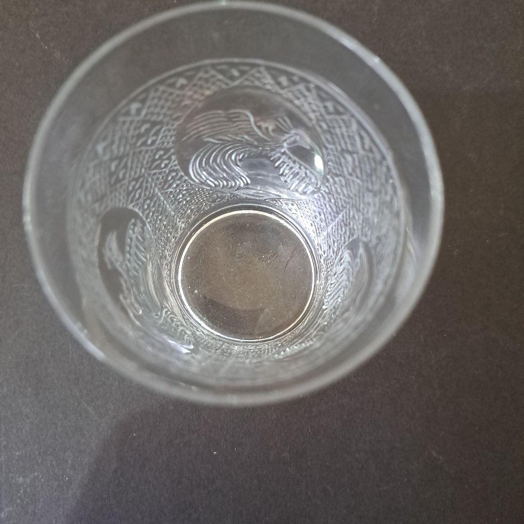 明治　東亜硝子製　THE BESTGLASS　　グラス　鳳凰文　六個　共箱