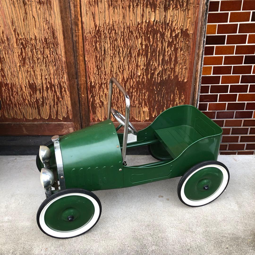 クラシック ペダルカー グリーン 乗用玩具