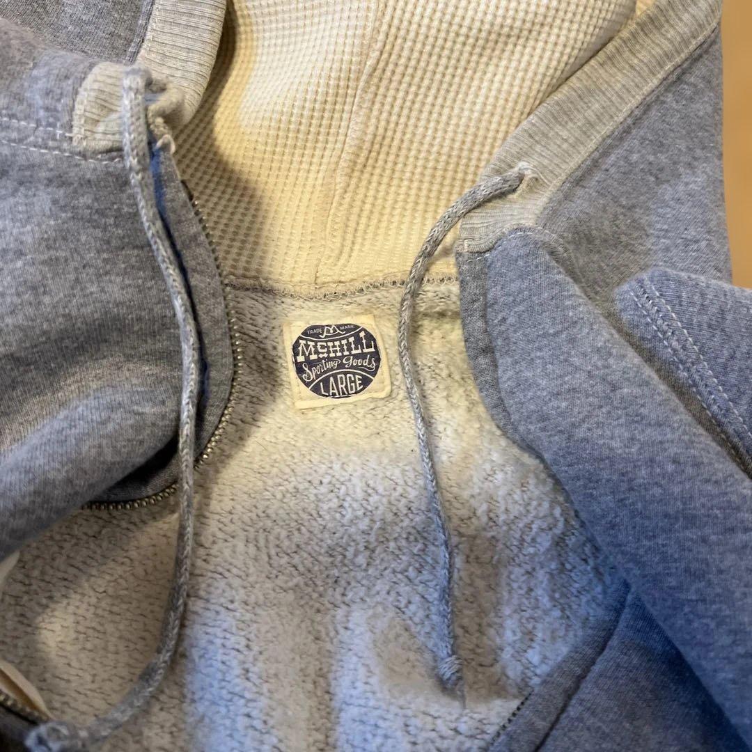 トイズマッコイ　McHILL グレー フルジップパーカー Lサイズ