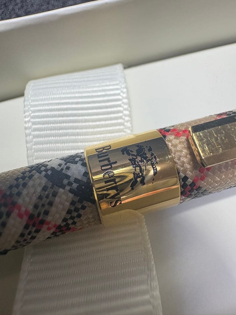 【激レア美品】BURBERRY ボールペン ノバチェック布張り