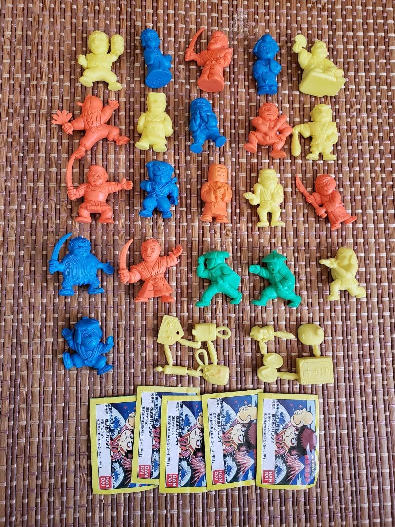 がんばれゴエモン消しゴムフルセット　ファミコン　キャラクター　キン消し