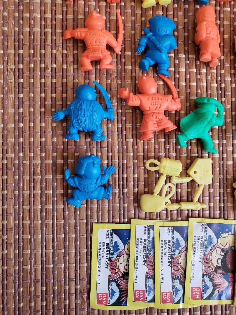 がんばれゴエモン消しゴムフルセット　ファミコン　キャラクター　キン消し