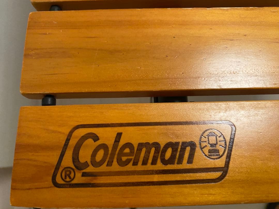 Coleman 木製アウトドアテーブル