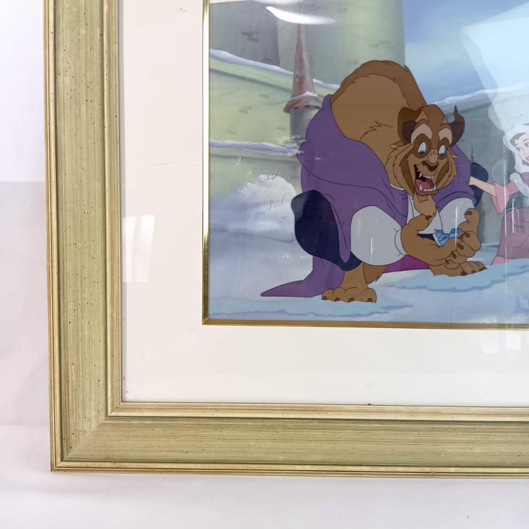 ディズニー 美女と野獣 セル画 額縁付き 限定500 ハートウォーミング