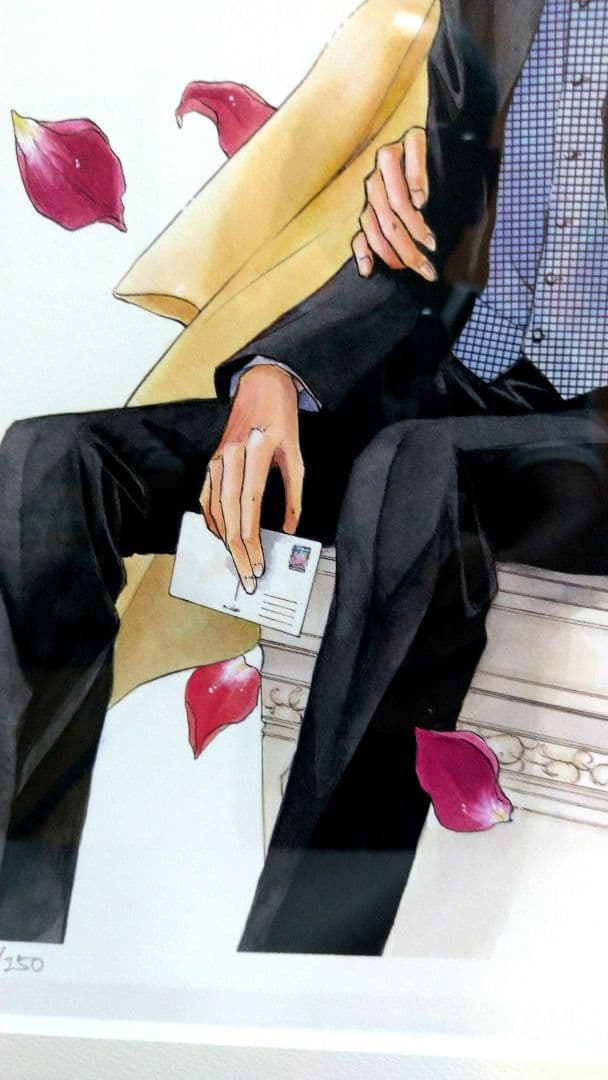 新品・未使用！版画アート イラストレーター・漫画家 沖麻実也の版画技法の作品！