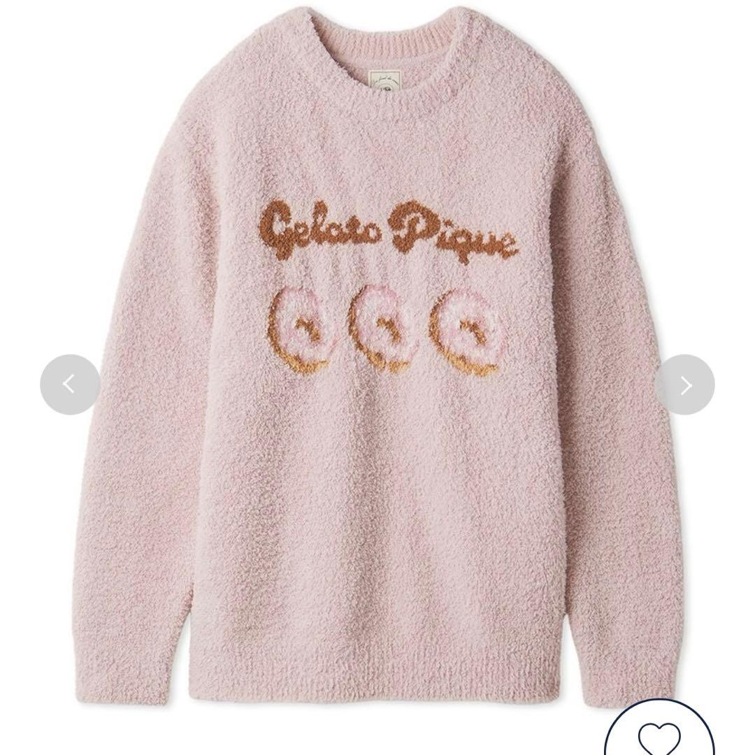 ジェラートピケ ドーナツジャガードプルオーバー&ロングパンツ 上下セットアップ