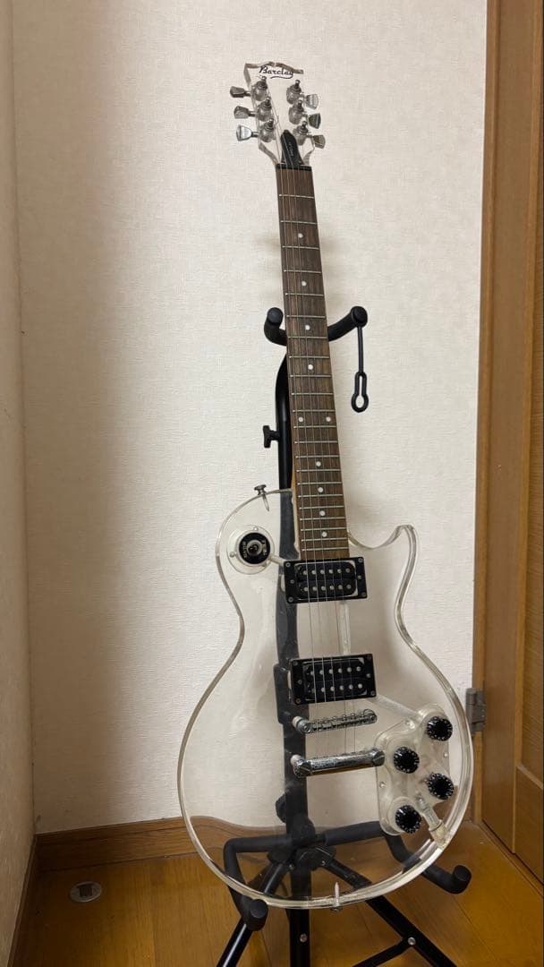 Barclay 透明アクリル エレキギター　ジャンク