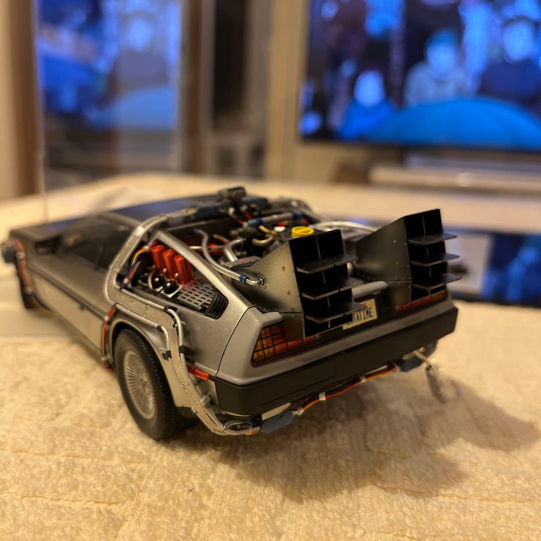 バックトゥザフューチャーPart I タイムマシン　1/24塗装完成品