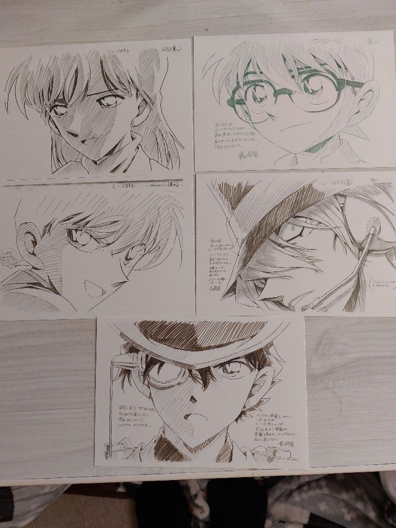 名探偵コナン 複製原画５種セット