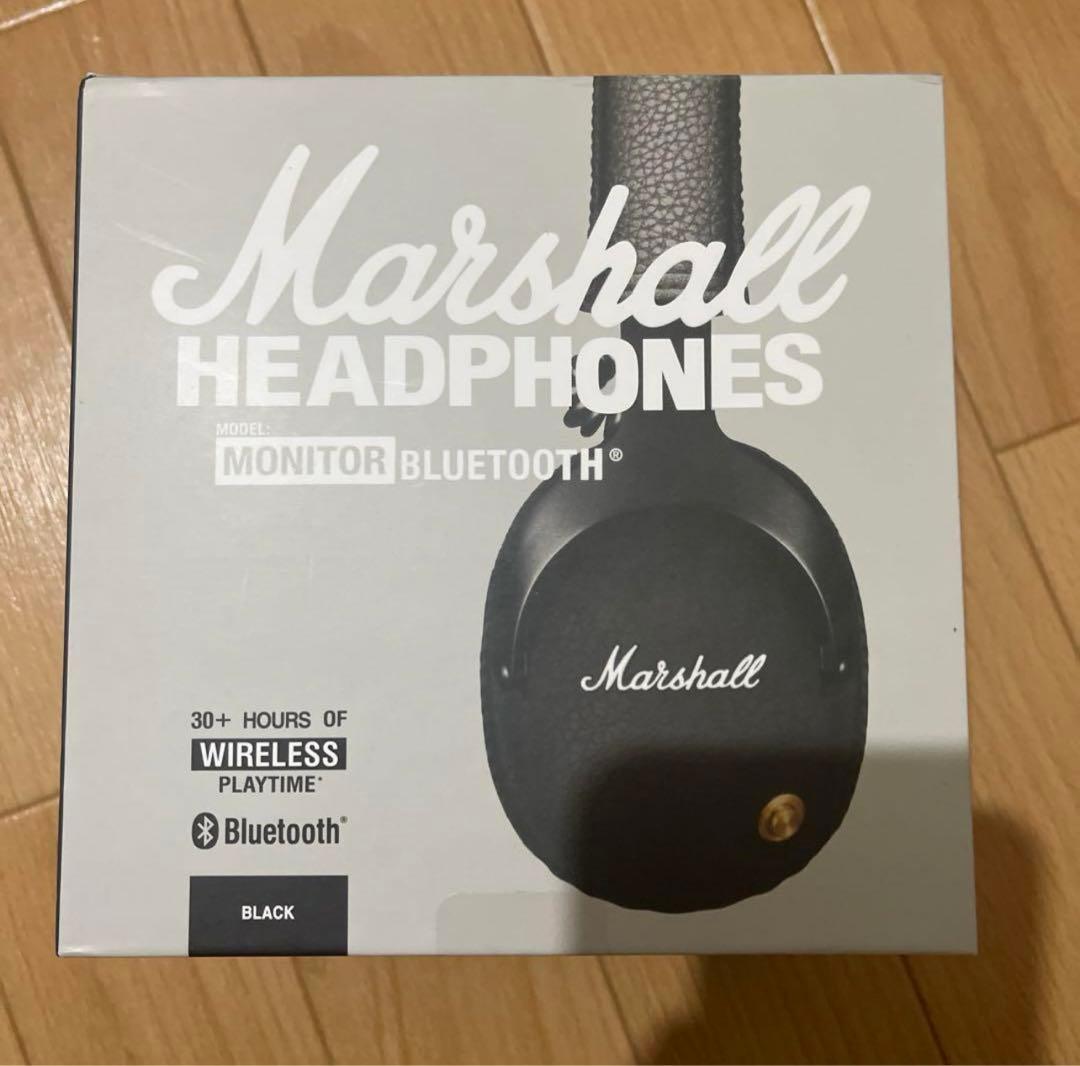 Marshall Monitor Bluetooth ヘッドフォン ブラック