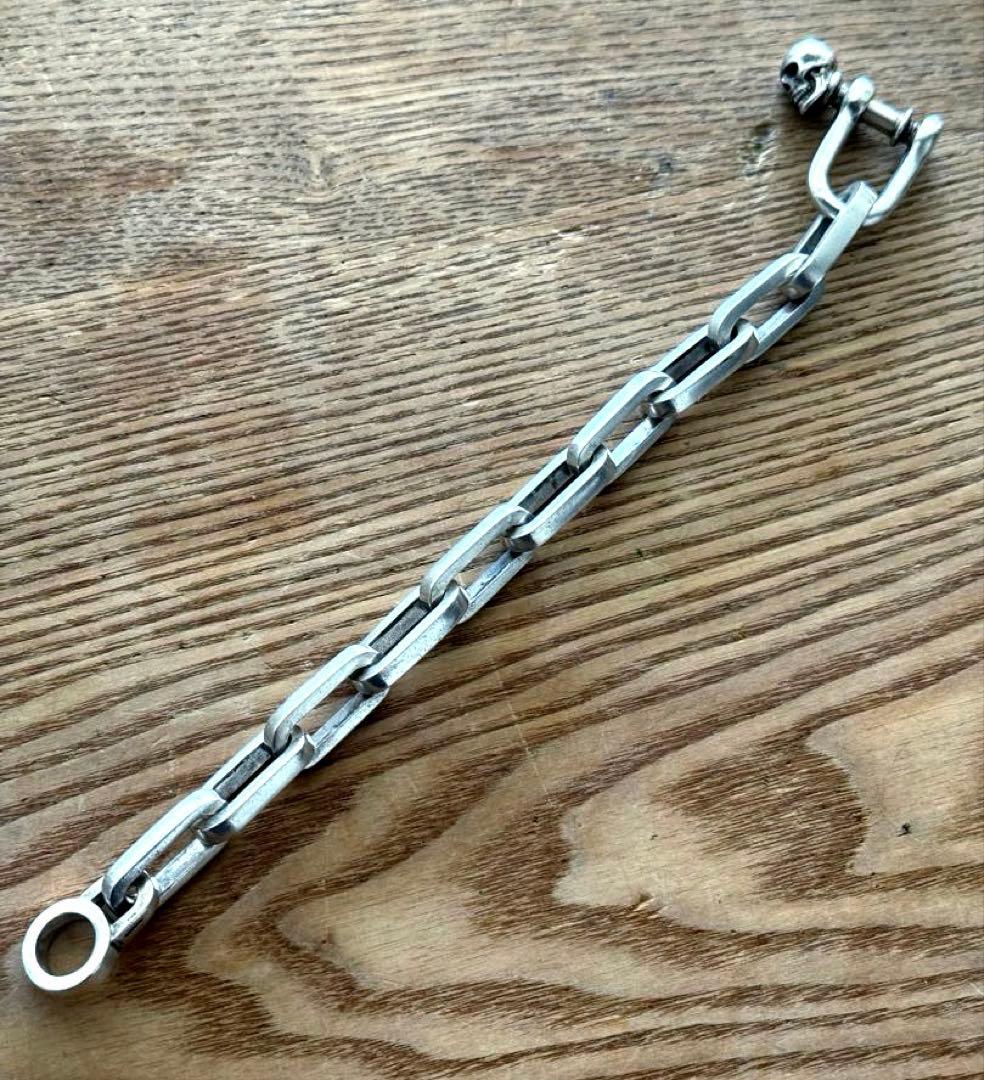 the great frog グレートフロッグ シャックル ブレスレット スカル