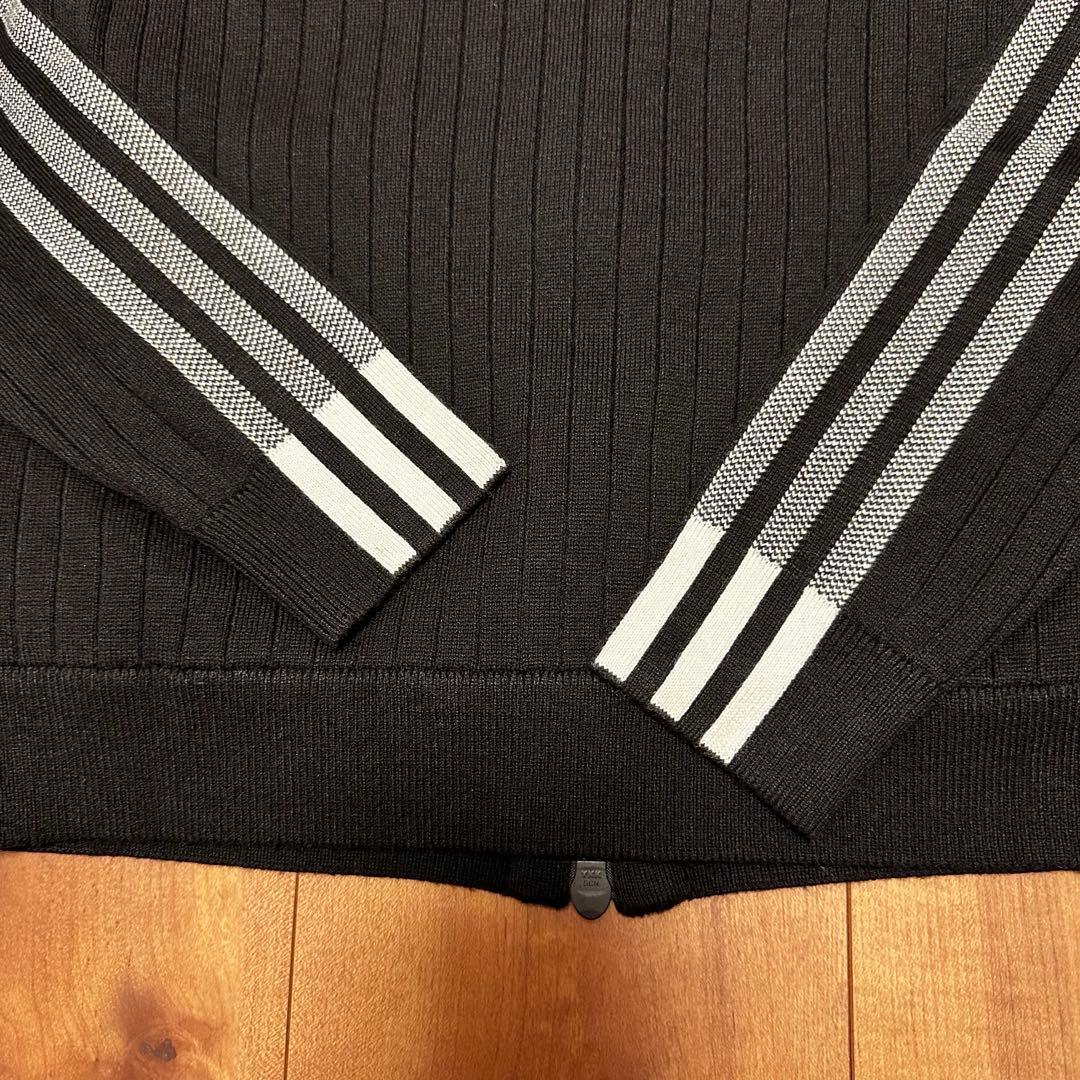 防風　裏地付き　ニット　セットアップ　ブラック　サイズS 新品タグ付　秋冬