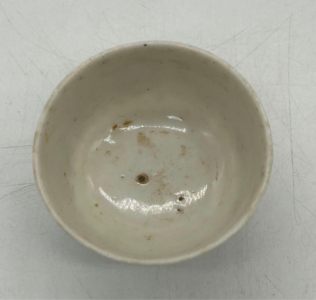 五彩　南蛮人紋小杯①　茶器　送料込み0621